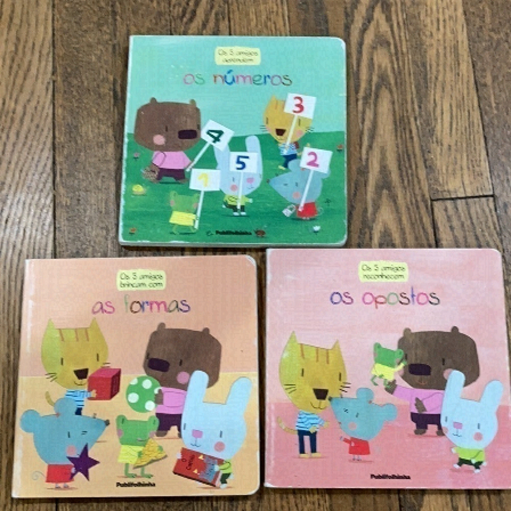 Bundle of 3 Os 5 Amigos Brincam - Portuguese